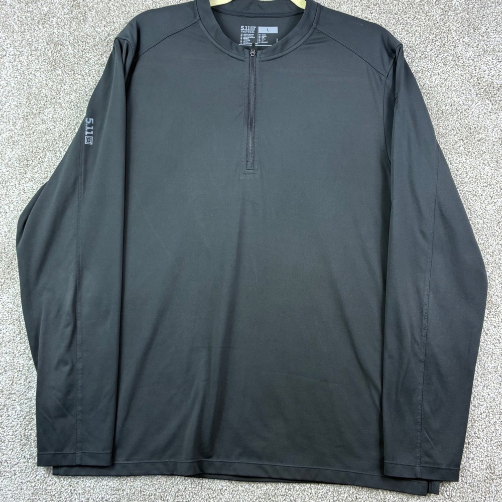 5.11 Tactical Catalyst Size L Volcanic 1/4 Zip Performance Pullover Gorpcore